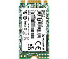 Transcend MTS425S 500GB / M.2 2242 SATA / RW: 530/480 MBps / IOPS: 50K/75K / MTBF 2.0mh / 3y