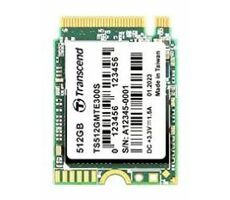 Transcend MTE300S 512GB / M.2 2230 Gen 3 / RW: 2000/1100 MBps / IOPS: 90K/190K / MTBF 2.0mh / 3y