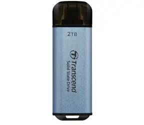 Transcend ESD300C Externí SDD 2TB modrá / USB-C 3.2 Gen 2 / R: 1050MBs / W: 950MBs