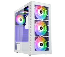 Kolink Observatory HF Glass ARGB bílá / ATX / 1x USB-A 3.0 / 2x USB-A 2.0 / 3x 140mm / 3x 120mm / bez zdroje