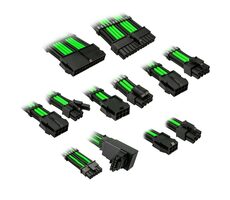 Kolink Prodlužovací sada opletených kabelů Core Pro Braided Cable Extension Kit 12V-2x6 Typ 1 zelená