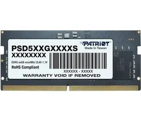 Patriot Signature 8GB (1x8GB) 5600MHz černá