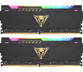 Patriot Viper Steel RGB 16GB (2x8GB) 3200MHz černá / DIMM / DDR4 / CL18 / Non-ECC / Unbuffered / 1.35V
