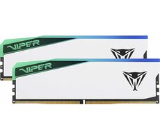 Patriot Viper Elite 5 RGB 48GB (2x24GB) 6000MHz bílá / DIMM / DDR5 / CL42 / On-Die ECC / Unbuffered / 1.35V