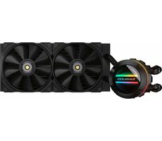 Cougar Poseidon GT 240 černá / Komplet vodního chlazení / 2x 120mm / 600-2000 RPM / 34.5 dBA