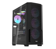 darkFlash DF2100 černá / ATX / 4x 120 mm / 3x USB-A / průhledná bočnice / bez zdroje