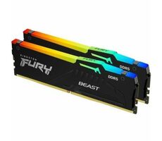 Kingston Fury Beast RGB 32GB (2x 16GB) DDR5 6400MHz / CL32 / DIMM / 1.1V / Non-ECC / XMP 3.0