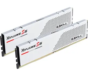 G.Skill Ripjaws S5 White 32GB (2x 16GB) 6000MHz / DDR5 / CL32 / DIMM / 1.35V / Non-ECC / Unbuffered / XMP 3.0