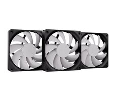 Hyte Flow FA12 3ks šedá / 120mm / 28 dB @ 1500 RPM / Fluid Dynamic Bearing / 72 CFM / 3-pin
