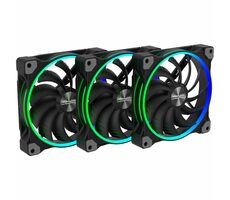 Alpenföhn 140mm Wing Boost 3 ARGB PWM 3ks černá / 140mm / 19 dB @ 1500 RPM / 59.21 CFM / 3-pin + 4-pin