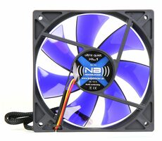 Noiseblocker BlackSilent Fan XL1 modrá / 120mm / 13 dB @ 1000 RPM / 40.61 CFM / 3-pin