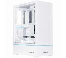 Lian Li SUP01X Midi-Tower bílá / mATX / mini-ITX / ATX / 2x USB-A 3.0 + USB-C 3.1 / bez zdroje / průhledná bočnice