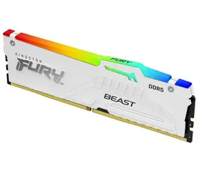 Kingston Fury Beast White RGB 32GB (1x 32GB) DDR5 6000MHz / CL30 / DIMM / EXPO / 1.40V