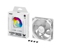ASUS TUF GAMING TR120 ARGB bílá / 120mm / Hydraulic bearing / 2000 RPM / 77.4 CFM / 29 dB