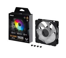 ASUS TUF GAMING TR120 ARGB Reverse černá / 120mm / Hydraulic bearing / 2000 RPM / 76.3 CFM / 29 dB