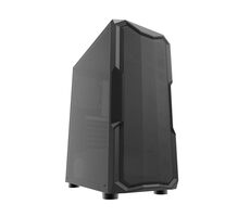 darkFlash Aquarius Mesh černá / ATX / bez ventilátorů / 3x USB-A / průhledná bočnice / bez zdroje 