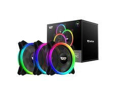 darkFlash DR12 PRO 3v1 černá / 120 mm / 1300 RPM / 16 dBA / 38 CFM / 6-pin