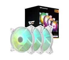 darkFlash C6 3v1 bílá / 120 mm / 1100 RPM / 20.3 dBA / 36.5 CFM / 4-pin