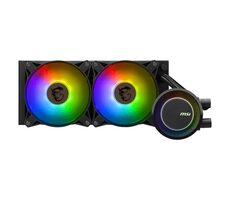 MSI MAG Core Liquid E240 černá / 2x 120mm / 20 dB @ 3000 RPM / 75 CFM / AMD + Intel