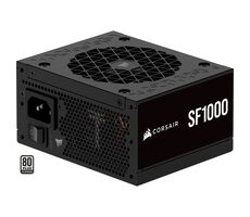Corsair SF1000 černá / 1000W / 80 PLUS Platinum / 92mm ventilátor / SFX