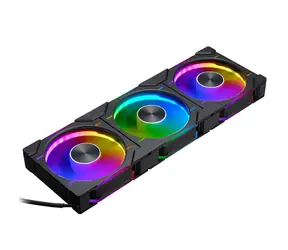 PHANTEKS D30 PWM Regular Airflow D-RGB černá 3ks / 120mm / Hydrodynamic Bearing / 2000 RPM / 64.3 CFM / 4-Pin + 3-Pin