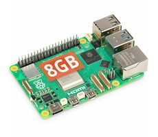 RASPBERRY Pi 5 – 8GB RAM / 64bit / 2,4 GHz / 2x4Kp60 / microHDMI 