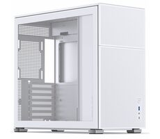 Jonsbo D41 MESH bílá / ATX / 1x USB-A 3.0 / 1x USB-C 3.1 / bez zdroje / průhledná bočnice