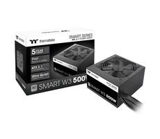 THERMALTAKE Smart W3 0500W 500W černá / ATX 3.1 / 500W / 80PLUS / 120mm ventilátor