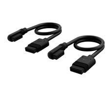 Corsair iCUE LINK slim cable černá / 2ks / 200mm / 90°