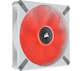 Corsair ML140 LED ELITE Red Premium červená / 140mm / Magnetic Levitation Bearing / 82.9 CFM / 4-Pin