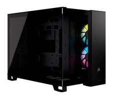 Corsair iCUE LINK 2500X RGB černá / Micro-ATX / 1x USB-C 3.2 / 2x USB-A 3.2 / 2x 120mm RGB / bez zdroje