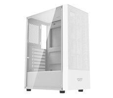 darkFlash A290 bílá / ATX / bez ventilátorů / 3x USB-A / průhledná bočnice / bez zdroje 