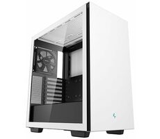 DEEPCOOL CH510 bílá / E-ATX / 2x USB-A 3.0 / 1x 120mm / bez zdroje / průhledná bočnice