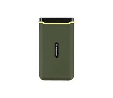 Transcend ESD380C 2TB zelená / Externí SSD disk / odolný / USB-C 3.2 / čtení: 2000MB/s / zápis: 2000MB/s