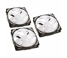Noiseblocker NB-eLoop Fan B12-2 bílá 3ks / 120mm / 16.7 dB @ 1300 RPM / 51.15 CFM / 3-Pin