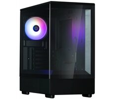 Zalman P10 černá / mATX / 1x USB-A 3.0 / 1x USB-C 3.0 / 1x 120mm ARGM / bez zdroje / průhledná bočnice