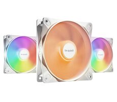 be quiet! Light Wings LX ARGB PWM 3ks bílá / 120mm / Rifle Bearing / 25.5 dB @ 1600 RPM / 51.5 CFM / 4-Pin PMW + 3-Pin