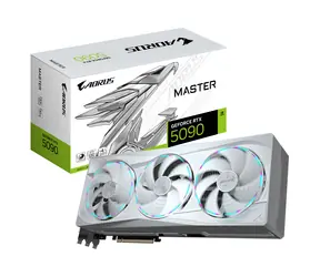 GIGABYTE AORUS GeForce RTX 5090 MASTER ICE 32GB / 2655MHz / 32GB GDDR7 / 512-bit / 1x HDMI + 3x DP / 1000W (16)