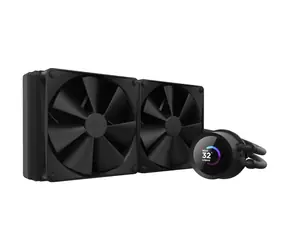 NZXT Kraken 280 černá / 2x 140mm / Fluid Dynamic Bearing / 32.1 dB @ 1500 RPM / 99.68 CFM / AMD + Intel