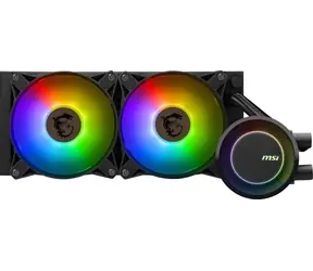 MSI MAG CoreLiquid I240 černá / 2x 120mm / 32.8 dB @ 2350 RPM / 70.7 CFM / AMD + Intel