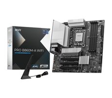 MSI PRO B860M-A WIFI / B860 / LGA 1851 / 4x DDR5 / PCIEx 16 / 5GLAN / Wi-Fi / ATX