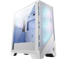 MSI MAG FORGE 320R AIRFLOW bílá / ATX / 2x USB-A 3.2 / 4x 120mm ARGB / průhledná bočnice / bez zdroje