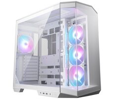 MSI MAG PANO 100R PZ bílá / ATX / 2x USB-A 3.0 / 4x 120mm ARGB / průhledná bočnice / bez zdroje