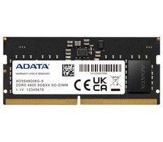 ADATA8GB (1x8GB) 4800MHz / SO-DIMM / DDR5 / CL40 / 1.1V