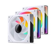 Jonsbo ZK-120WR Reverse 3ks bílá / 120mm / FDB / 30.7 dB @ 1800 RPM / 47.71 CFM / 4-pin PWM + 3-Pin