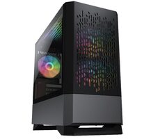 COUGAR MG140 Air RGB černá / PC skříň / micro-ATX / mini-ITX / RGB / průhledná bočnice / bez zdroje 