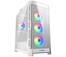 COUGAR Duoface Pro RGB bílá / PC skříň / ATX / micro-ATX / mini-ITX / RGB / průhledná bočnice / bez zdroje 