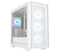 ASUS A21 PLUS černá / M-ATX / 2xUSB-A / 4x 120 mm / bez zdroje / průhledná bočnice