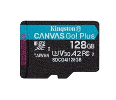 Kingston Canvas Go Plus microSDXC 128GB / UHS-I U3 / Class 10 / čtení: až 200MBs / zápis: až 160 MBs