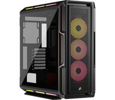 CORSAIR iCUE 5000T LX RGB černá / E-ATX / 1x USB-C 3.2 / 4x USB-A / bez zdroje / průhledná bočnice
